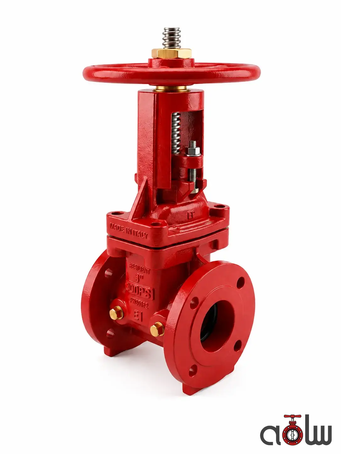 شیر دروازه‌ای OS&Y فهرست‌شده آتش‌نشانی (OS&Y Gate Valve) — فروشگاه سامه